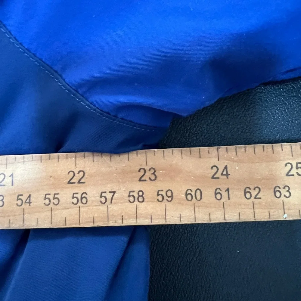 VTG L.L.Bean Men's Jacket Medium Blue Nylon Insulated Waterproof Ski Coat Y2K‎